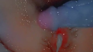 Pup pounds his ass for a creamy load