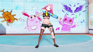 MMD Hentai 3D VTuber el_XoX Strips to "Tomboy"