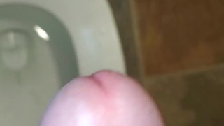 Solo Stroking in bathroom at work! Boss is pissed!