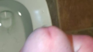 Solo Stroking in bathroom at work! Boss is pissed!
