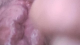 Self fuck, close up