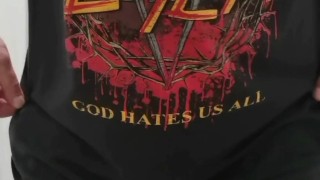 I'm changing my thong in my bathroom at the hospital