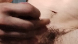 Uncut Teen Boy Strips His Shorts Then Masturbates