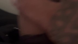 Stroking my Big Fat Cock for preCum and Huge Load on me