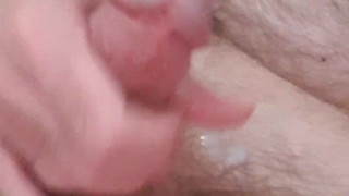 mastturbate in bathroom and taste of cum