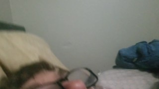 Quiet bondage with roommates home