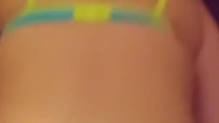 horny MILF with nice ass loves taking my cock Doggy
