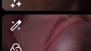 Making DL Cum On FaceTime Stroking My Pretty Dick