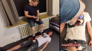 Trampling Training for my Horny Sub