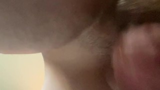 Stroking my Big Dick Bent Over Above You while Spanking, Spreading, and Fingering my Virgin Ass - Vi