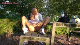 Mimibloou fingerfucked in public asshole