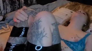 Obedient Eva Evergreene submits for her Master - Deep Throat Facial finish