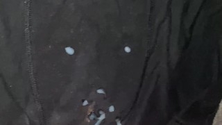 HAND JOB MY COCK AND CUM IN BOXERS (part 2)