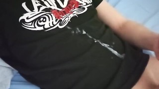 Cumshot on my shirt