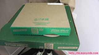 Cute tiny slut Helly_Rite paid for pizza with anal sex