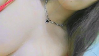 Just a girl enjoying touching herself quick