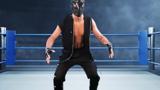 Head to Head Luchador Handjob Battle!