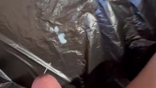 huge cumshot with masturbate