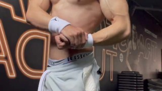 after workout sexy flex