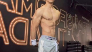 after workout sexy flex