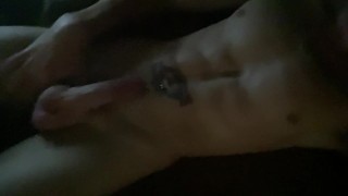 Solo playing with my cock