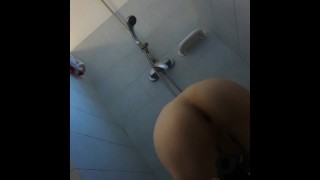 Me and my black anal dildo