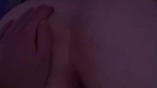 tied-up faggot's balls grabbed from behind, i slapped his ass