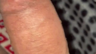 Closeup of hard Indian cock