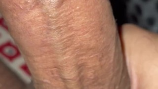 Closeup of hard Indian cock