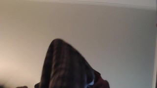 Waking up, pajama pants and socks, Stomping You! Makes me horny when I stomp you!