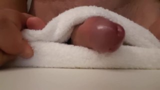 Perfect Cock Dry humping masturbation, big load and moaning