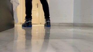 CRUSHED BY UNAWARE GIANT COP AFTER SELF SHRINKING