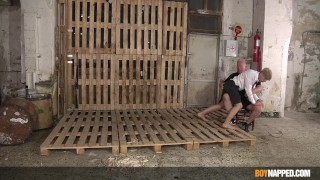 Daniel Hausser spanked hard by Sebastian Kane