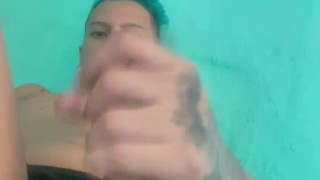 Twink masturbate big cock and yummy balls