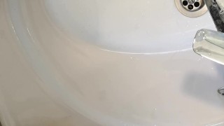 Morning Routine, Cum on Toothbrush to Wash Your Dirty Mouth
