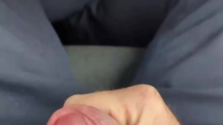 Hangover wank in a car park