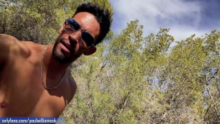 Left my clothes behind and walked fully naked until i masturbated on the road