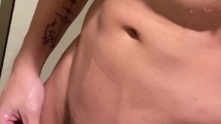 Jerk off when in the shower