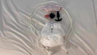 Gay adult diaper - preparing myself for stepdaddy