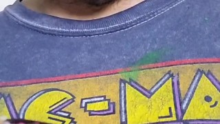 Cumming on food and eating it