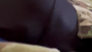 Army soldier jerks off in uniform wearing black socks-shoots load through undies