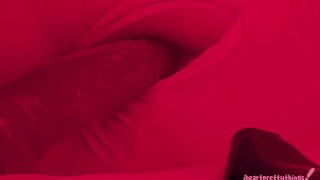 Femboy Loves Pushing Out His Dildo