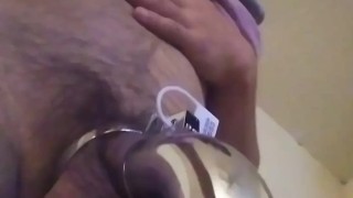 Locked up in cage