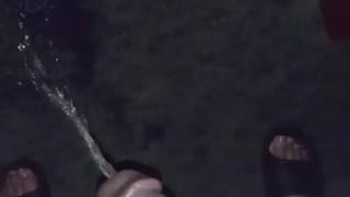 Me pissing on the hotel carpet