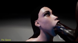 Big Black cock fucks a beautiful brunette