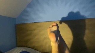 My feets before going to bed