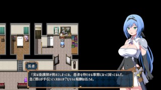 【#07エロゲー ナイトメアナイト~聖なる騎士と堕欲の魔術(体験版)実況】Hなナース姿になった爆乳女騎士が手コキで患者の性欲処理することになり顔射され・・(ファンタジーRPG同人エロゲー)