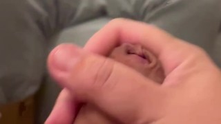 Builder comes home from work horny and cums a thick load