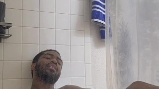 Part 1 of Jacking Off in the Shower Wishing Someone Would Join Me