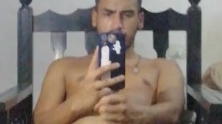 Másturbacion casera, 💦💦🔥🔥frente al espejo rico y exitado sólito en casa 😈😈😈